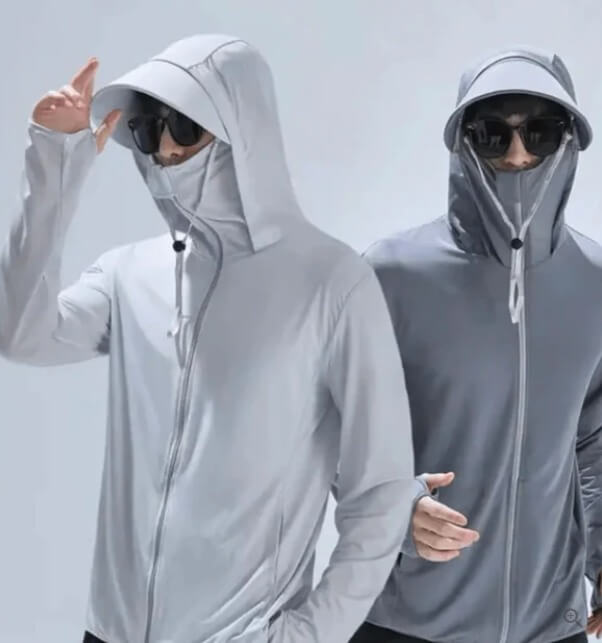 CASACA CON PROTECTOR UV PARA HOMBRE Y MUJER☀️🧊🛍️