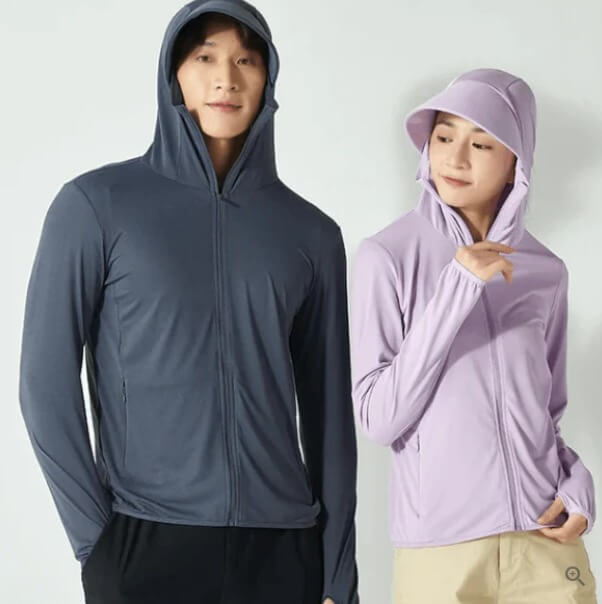 CASACA CON PROTECTOR UV PARA HOMBRE Y MUJER☀️🧊🛍️