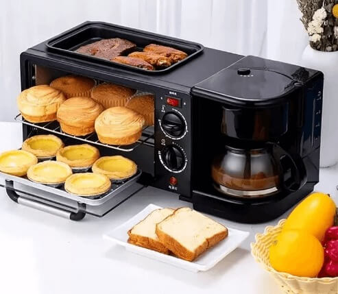 🌭🍕HORNO DESAYUNERO 3 EN 1. ♨️🍖🥪🥩