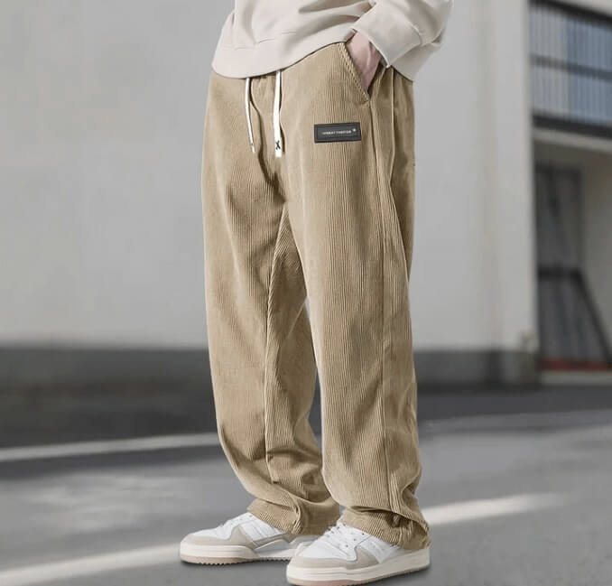 PANTALON CORDUROY EN CORTE RECTO ( casual elegante ) 👖🛍️👇